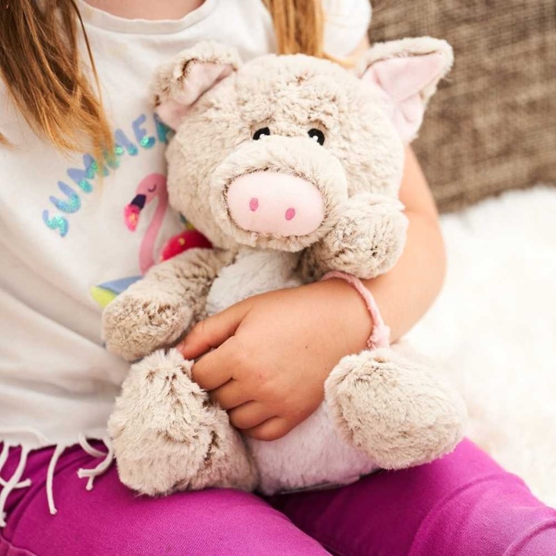 Peluche bouillotte cochon
