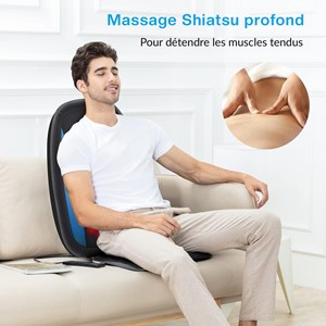 Dossier massant chauffant shiatsu 2606mc
