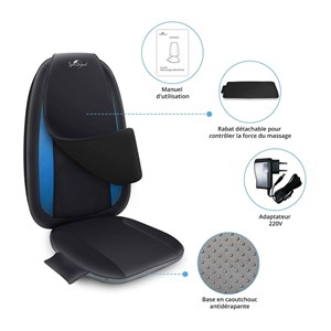 Dossier massant chauffant shiatsu 2606mc