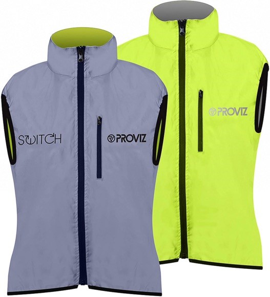 Gilet réversible fluo-réflect. Homme - m