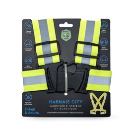 City harnais fluo réfléchissant