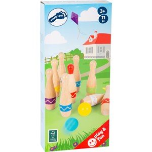 Jeu de quilles en bois premium
