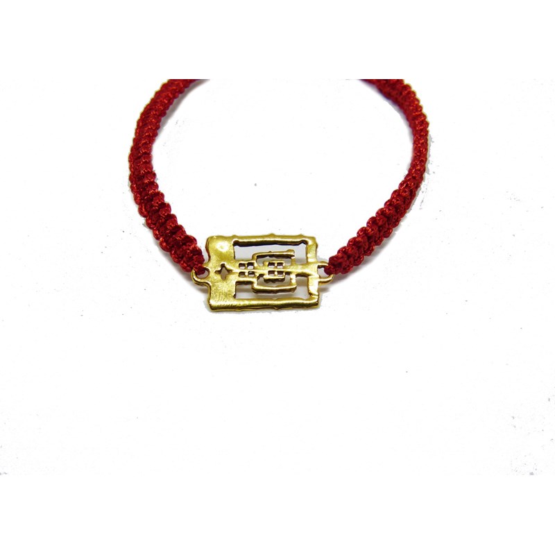 Bracelet rouge temple d'angkor wat