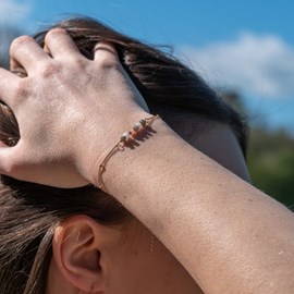 Bracelet piana en pierres de lune