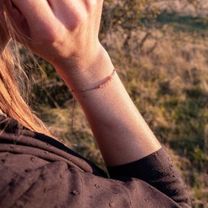 Bracelet piana en pierres de soleil