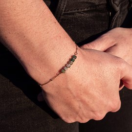 Bracelet piana en pierres agate