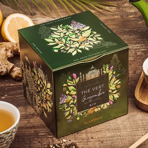 Thé vert gingembre citron bio