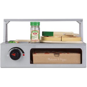 Comptoir à pizzas en bois
