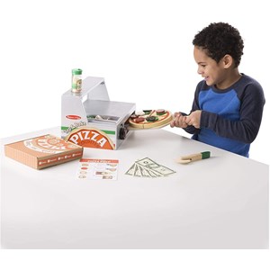 Comptoir à pizzas en bois