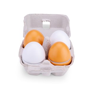 Oeufs en bois à découper