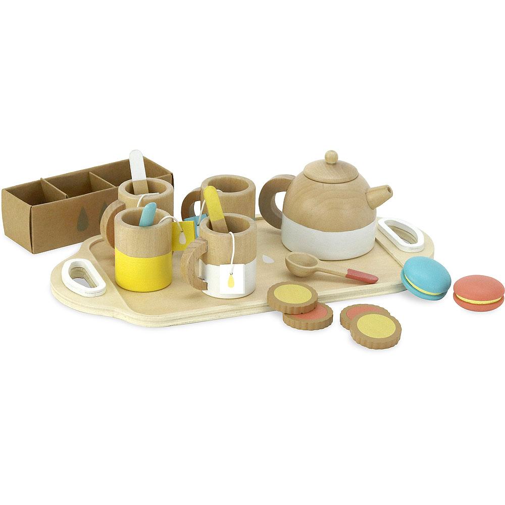 Service à thé en bois Bistro, Concept de l'enfant