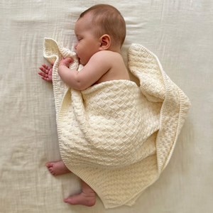 Couverture pour bébé en pure laine