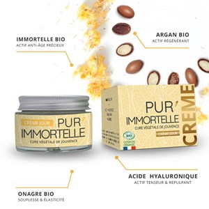 Crème visage pur'immortelle - jour