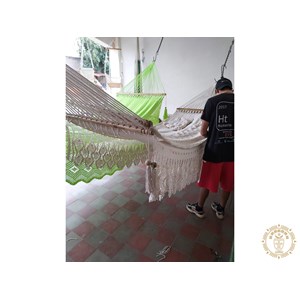 Hamac à barre deluxe masaya l ecru