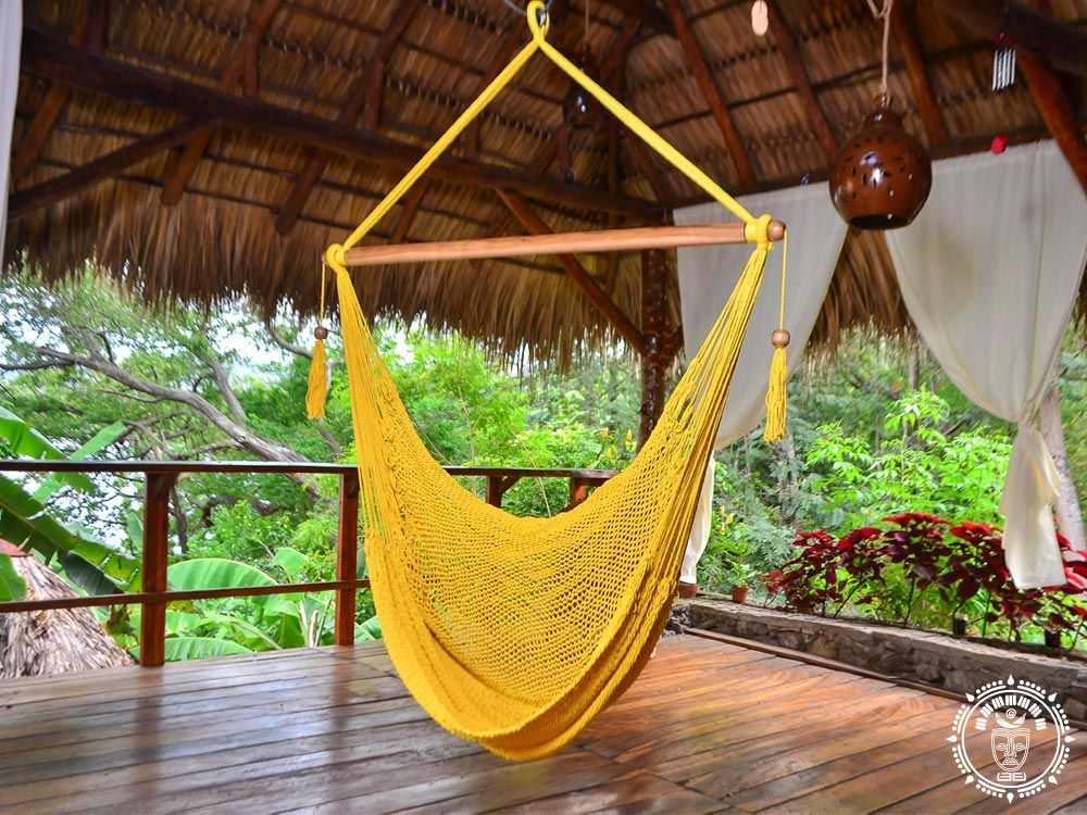 Hamac chaise diriamba l jaune