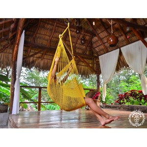 Hamac chaise diriamba l jaune