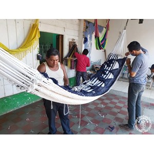 Hamac santa clara xl deluxe bleu marine