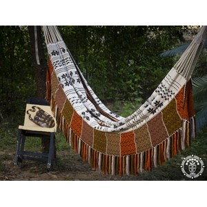 Hamac indígena blanca xl
