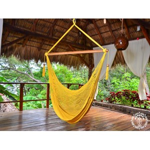 Hamac chaise diriamba xl jaune