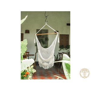 Hamac chaise camoapa xl blanc