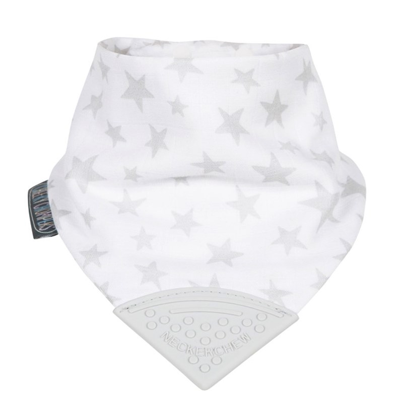 Bavoir bandana embout dentition stella