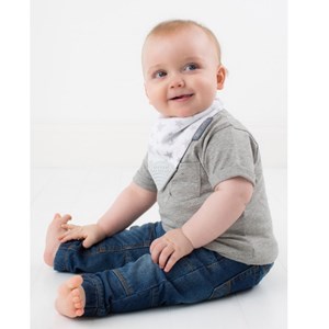 Bavoir bandana embout dentition stella