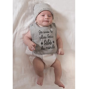 Bavoir bébé personnalisé plus beau
