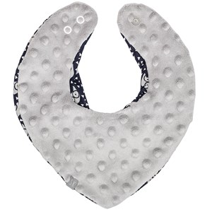 Bandana cache-cou réversible eli bleu