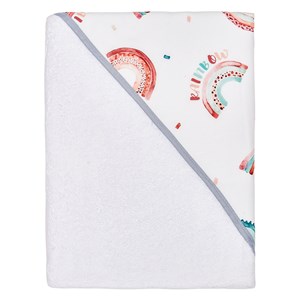 Cape de bain en bambou, rainbow