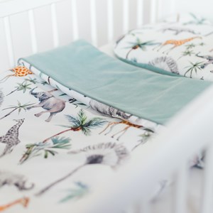 Couverture plaid réversible safari