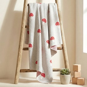 Couverture coton bio champi