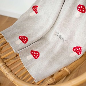 Couverture coton bio champi