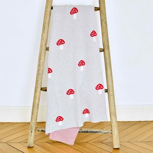 Couverture coton bio champi