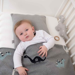 Couverture coton bio dino