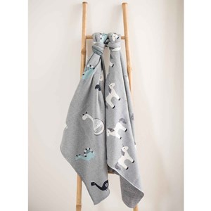 Couverture coton bio dino