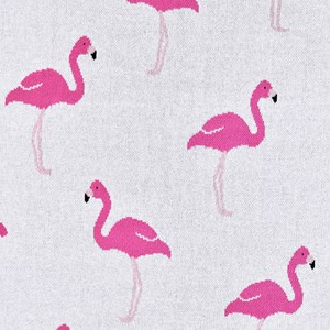 Couverture en coton bio, flamant