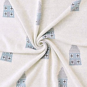 Couverture coton bio gots maisons