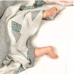 Couverture coton bio gots maisons