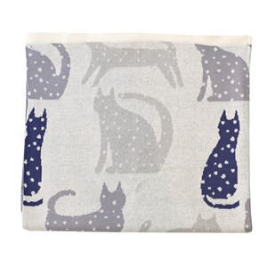 Couverture coton bio gots chat