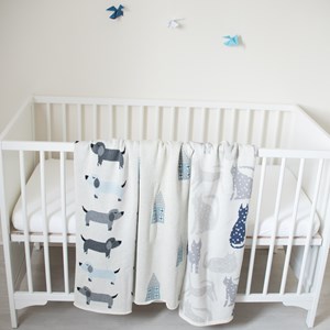 Couverture coton bio gots chat