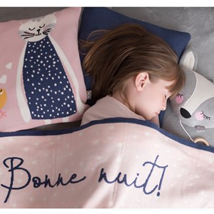 Couverture plaid enfant en coton bio