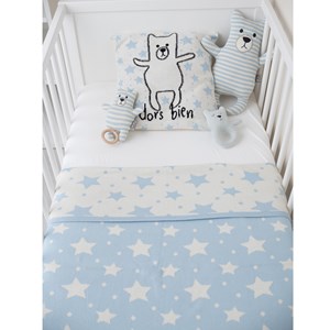 Couverture réversible coton gots