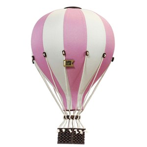 Montgolfière décorative rose - s rose