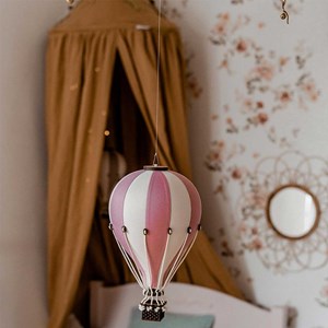 Montgolfière décorative rose rose s