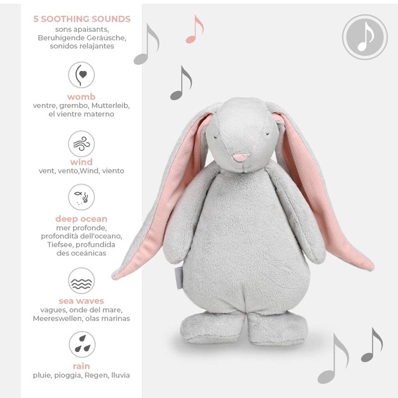 Veilleuse lapin musicale et lumineuse, (Moonie) - Image 4