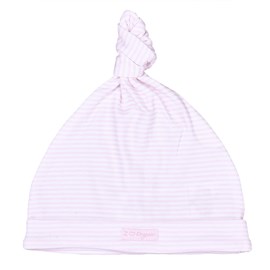 Bonnet naissance coton bio gots rose -