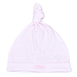 Bonnet naissance en coton bio gots rose