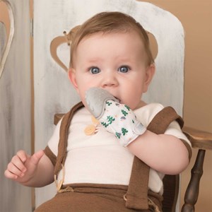 Moufle de dentition en silicone gris