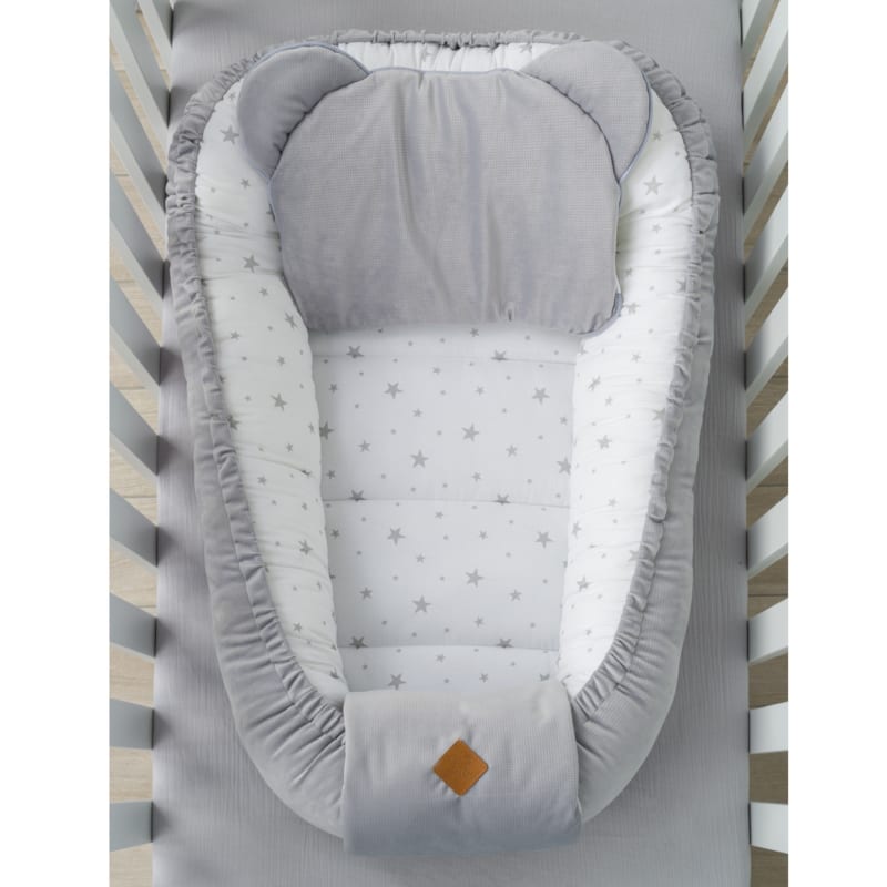 Cocon bébé nid réducteur velvet stella (Sevira Kids) - Image 2