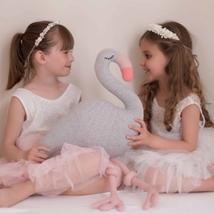 Peluche flamant rose
